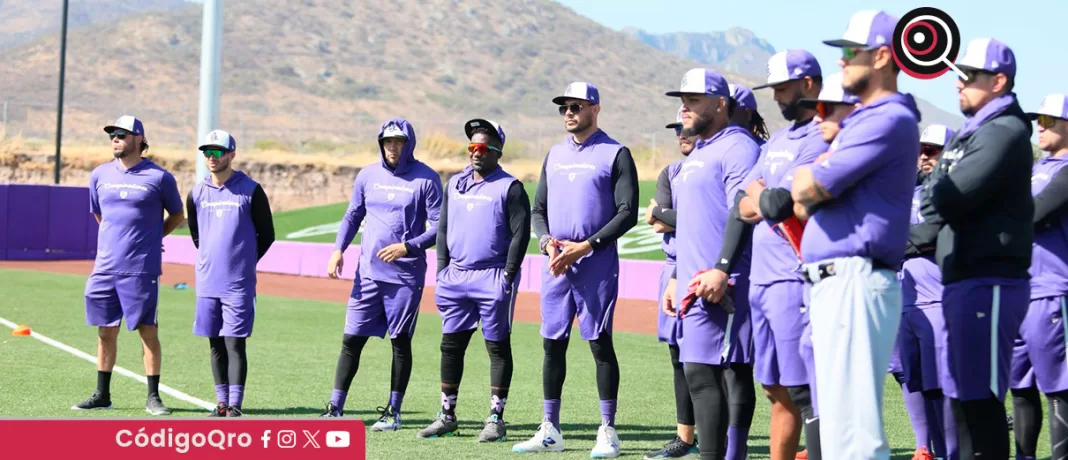 Los Conspiradores de Querétaro preparan su segunda temporada en la Liga Mexicana de Beisbol. Foto: Especial