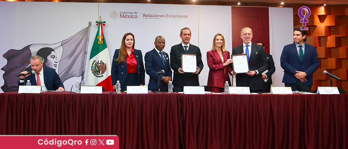 Firman convenio para fortalecer proyección internacional de los estados