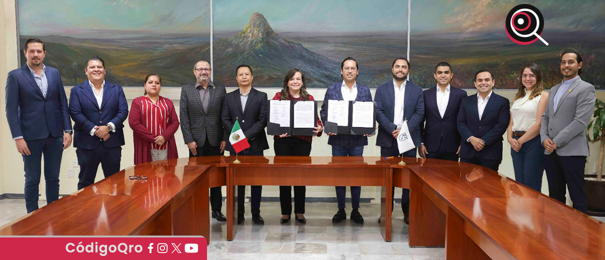 Corregidora y UAQ firman convenio para garantizar becas a los jóvenes