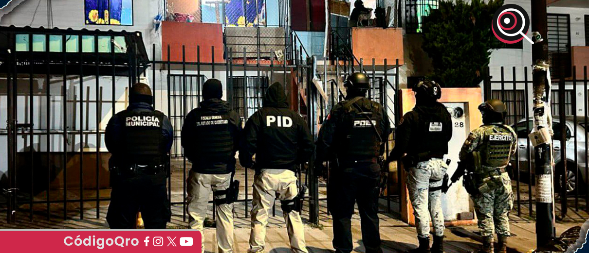 Detienen a 16 personas tras cateos en Querétaro y El Marqués