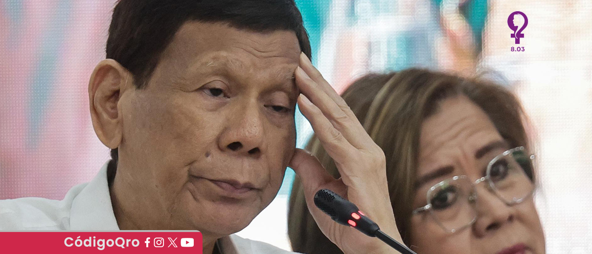 Detienen a Rodrigo Duterte, expresidente de Filipinas