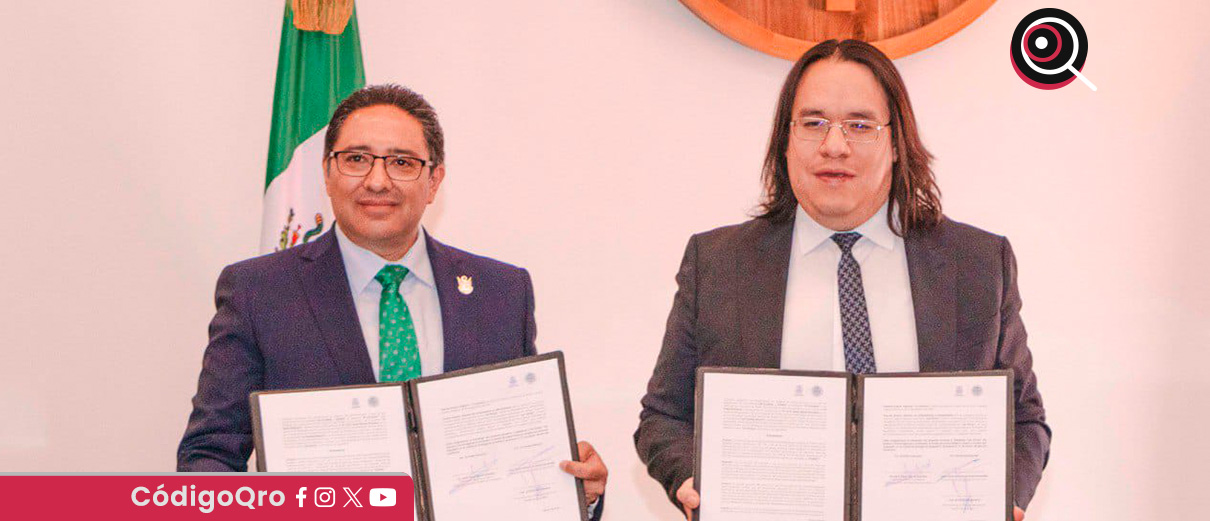 Fiscalía General firma convenio con Contraloría Estatal
