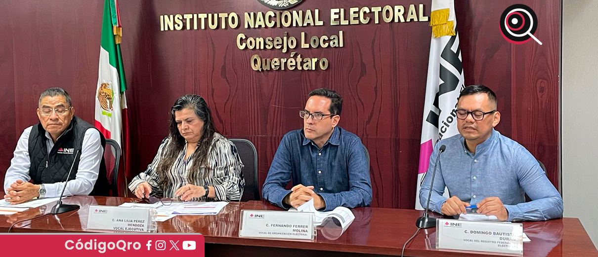 Rechaza INE Querétaro 113 solicitudes de militantes para ser observadores en elección judicial