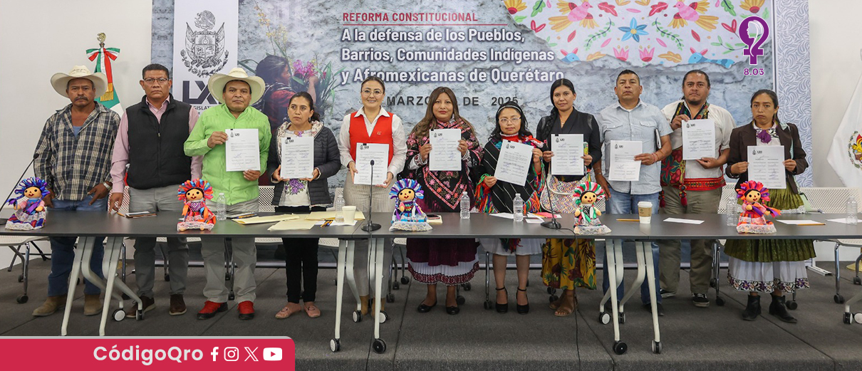 Presentan iniciativas de reforma indígena local