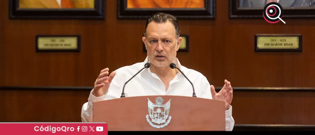 El gobernador de Querétaro, Mauricio Kuri González, pospuso su gira a Alemania. Foto: Especial