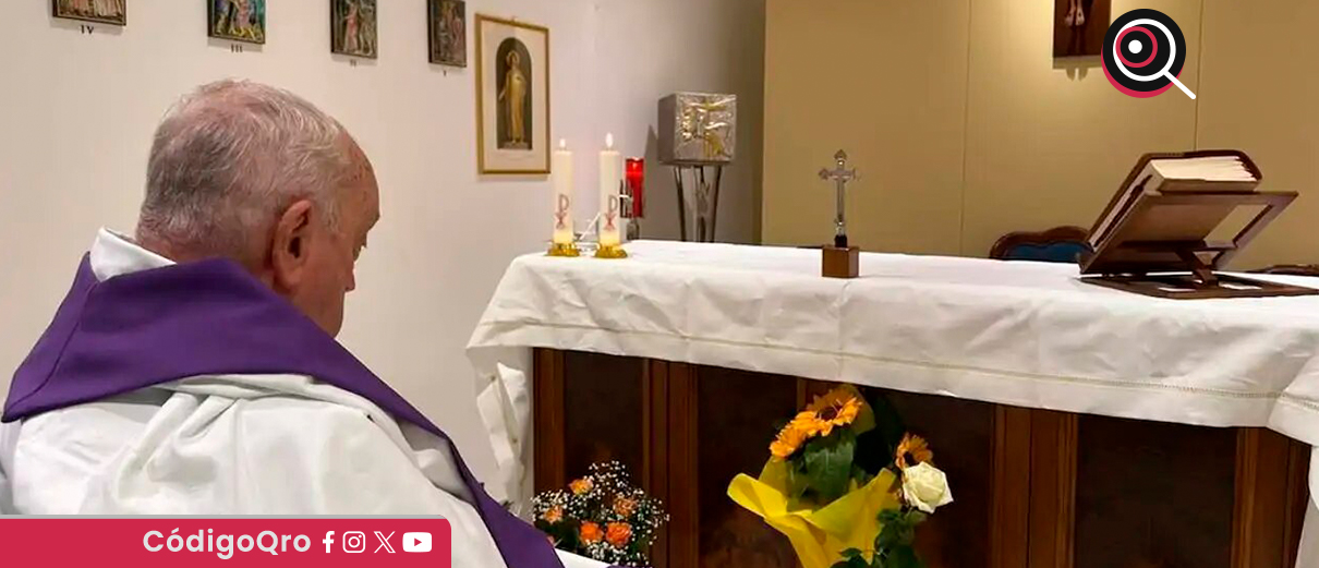 Papa Francisco sigue hospitalizado; pasa "breves momentos" sin ayuda de oxígeno