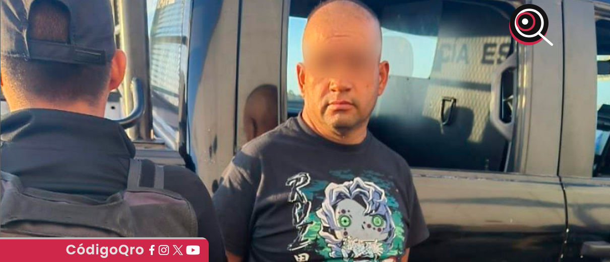 POES localiza caja seca robada en la carretera 57 y detiene a individuo