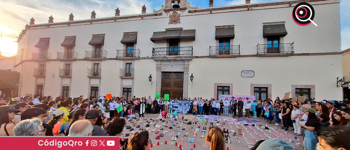 Desde Querétaro, claman justicia por víctimas de Teuchitlán