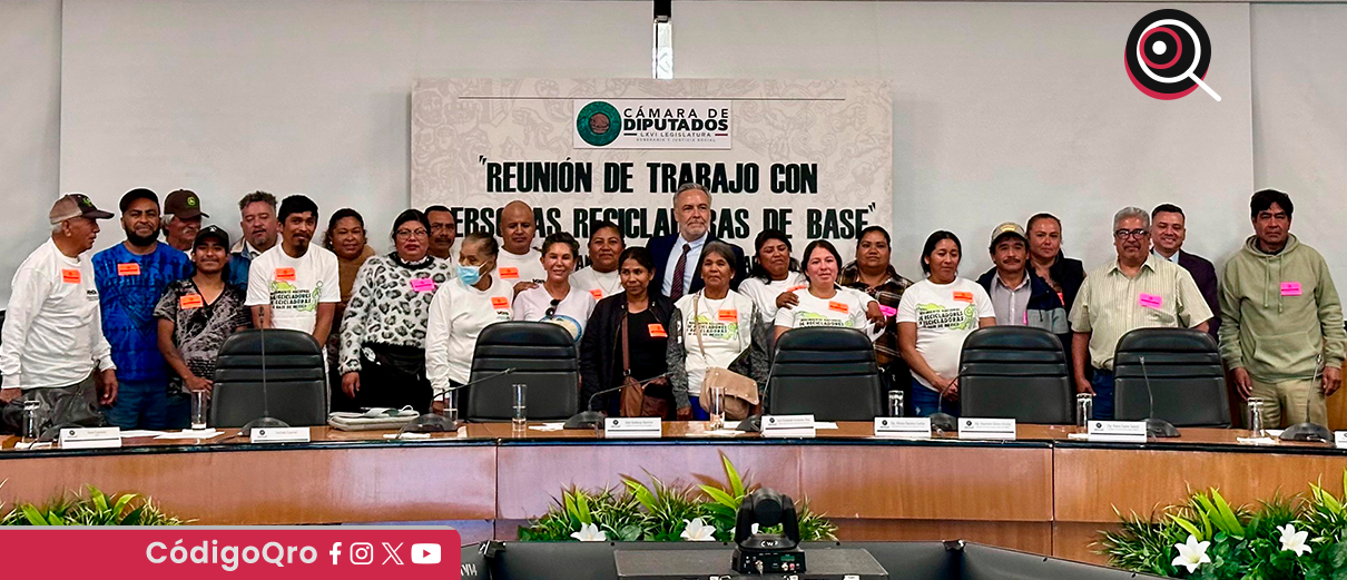 Diputados impulsan el reconocimiento de la labor de las personas recicladoras