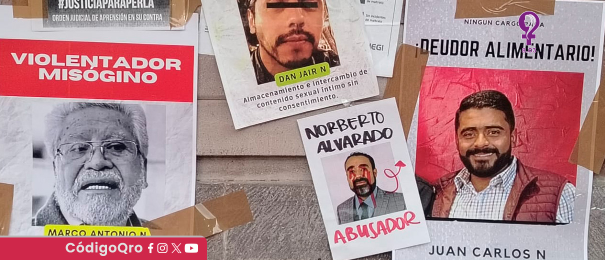 Colocan a regidores en tendedero de agresores y deudores alimentarios