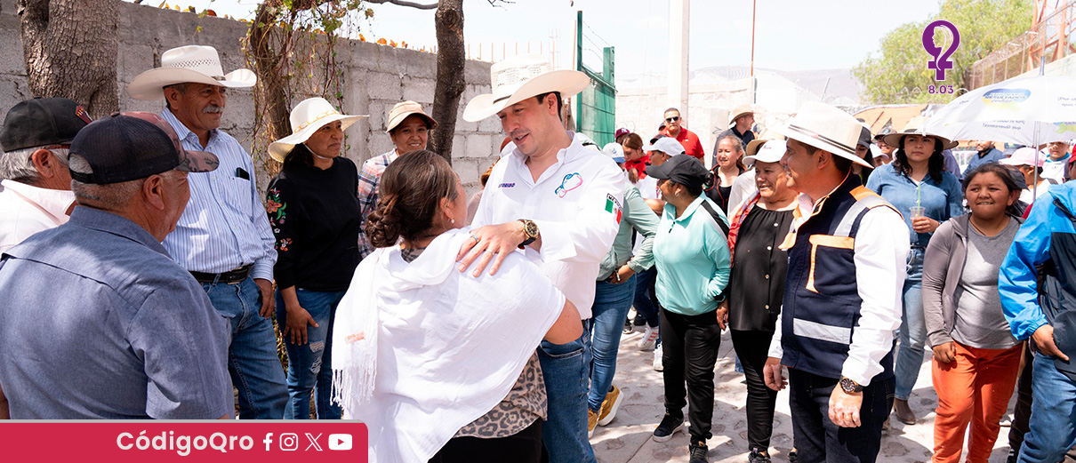 Rodrigo Monsalvo entrega planta tratadora de agua en San Rafael