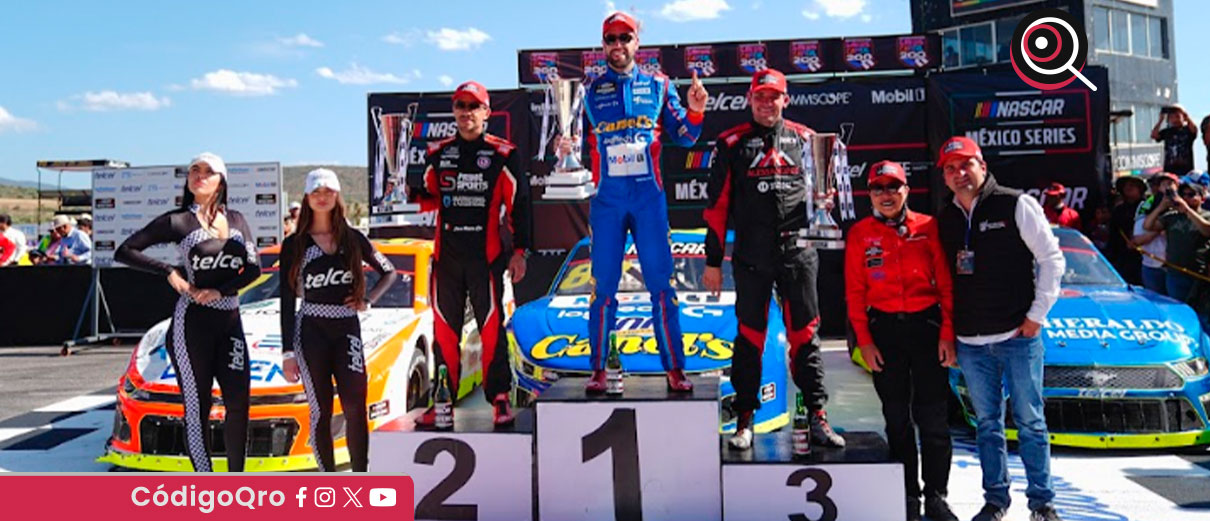 García se queda con primera fecha de Nascar