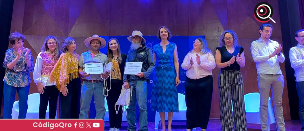 La Secretaría de Cultura del Estado de Querétaro reconoció la labor de las y los artesanos. Foto: Especial