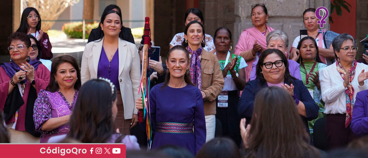 Sheinbaum presenta decálogo a favor de las mujeres