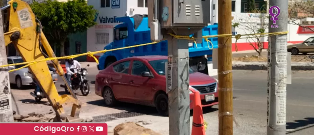 Por trabajos de la CEA, suspenden funcionamiento de semáforos en Lomas de Casa Blanca. Foto: Especial