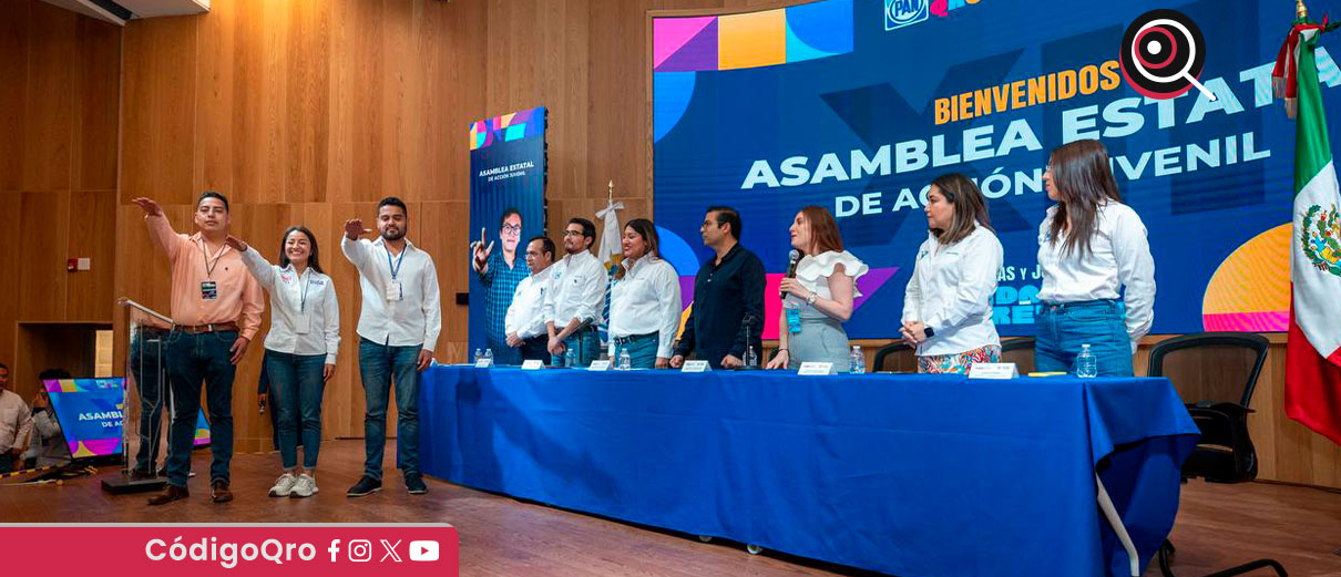 Vianney Perea asume dirigencia de Acción Juvenil en Querétaro