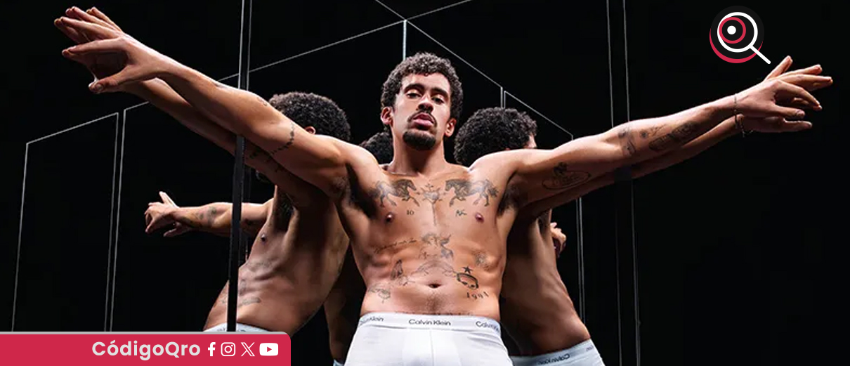 Bad Bunny incendia las redes sociales posando para Calvin Klein