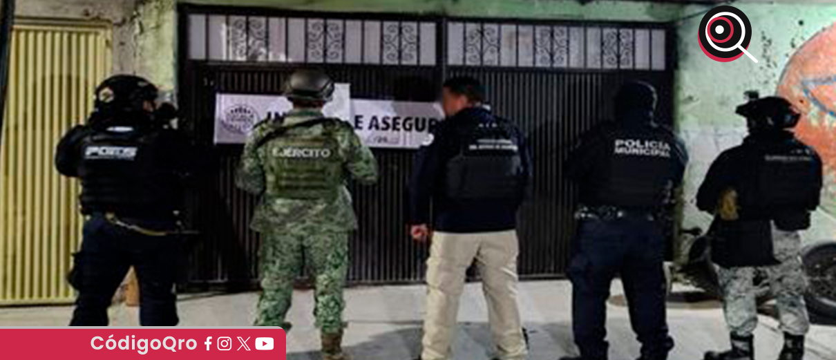 Catean nueve domicilios y detienen a cuatro personas en Querétaro