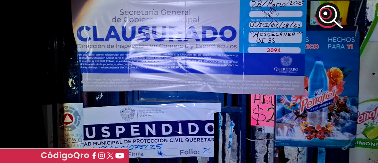 En Lomas de Casa Blanca, clausuran miscelánea por venta ilegal de alcohol