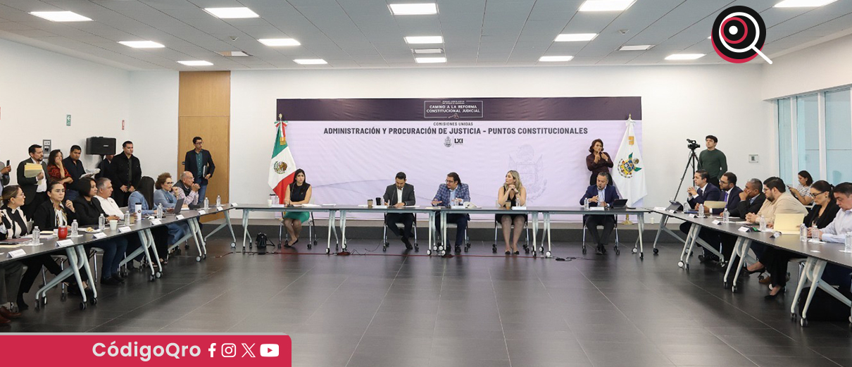 Comisiones reciben observaciones sobre discusión de la reforma judicial