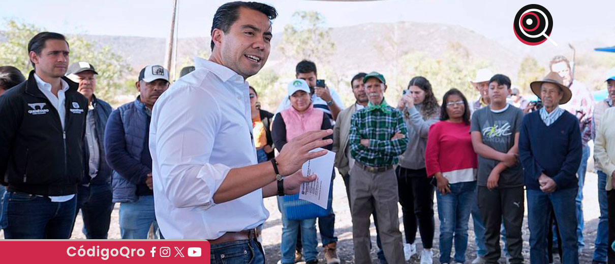 Entrega Felifer rehabilitación de camino de saca en ejido Pie de Gallo