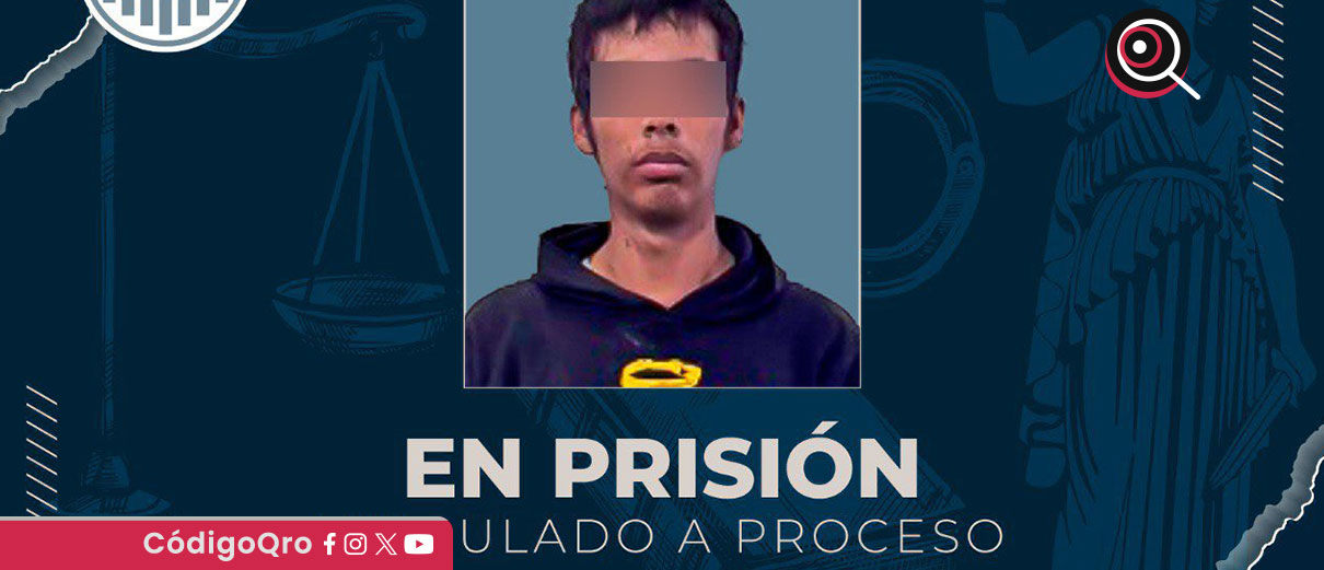 Vinculan a proceso a presunto responsable de robo con violencia a chofer