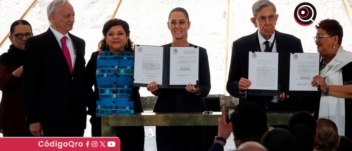 Sheinbaum firma decreto para fortalecer a Pemex y CFE