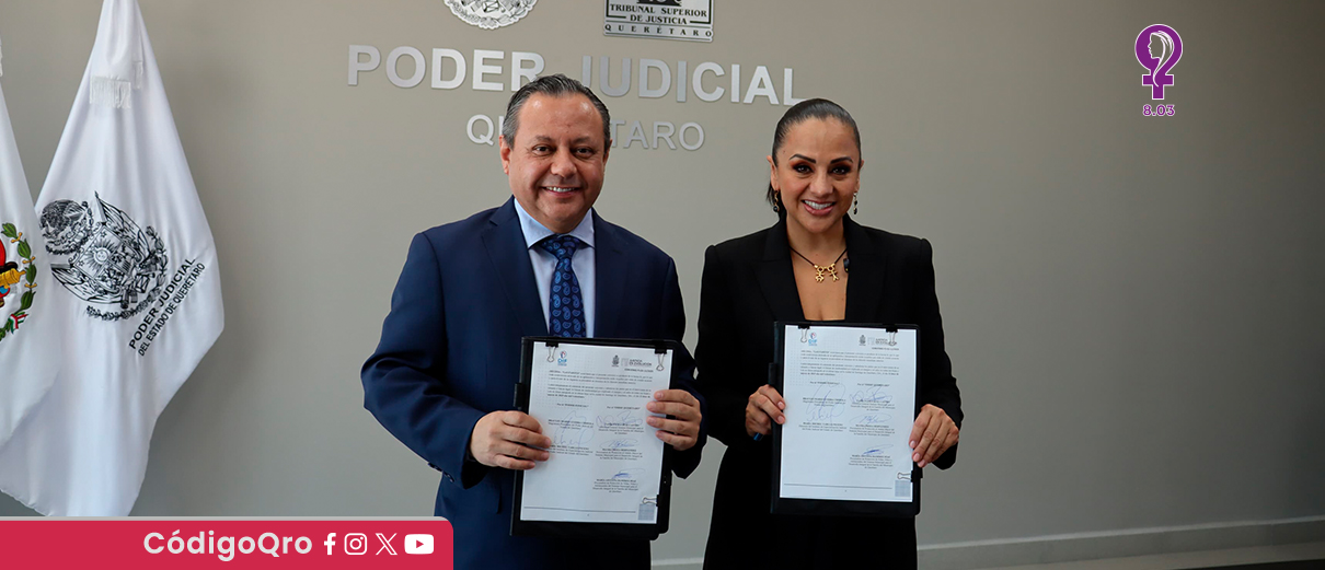 Firman convenio el Sistema Municipal DIF y el Poder Judicial estatal