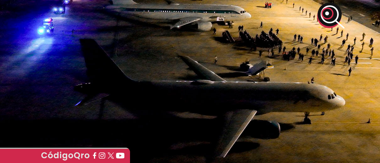 Más de 300 migrantes venezolanos son repatriados desde México