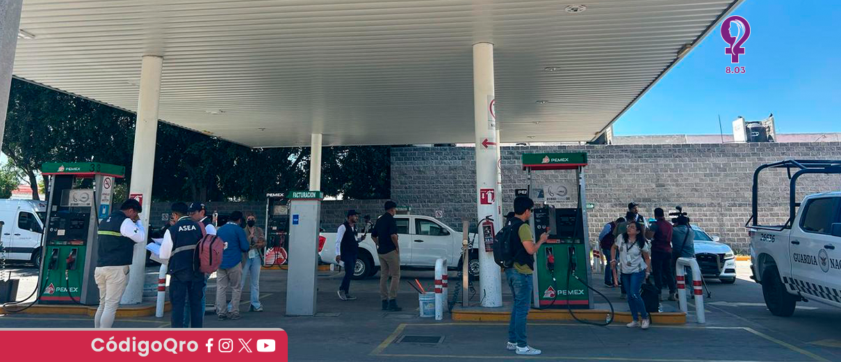 Autoridades confirman que dos gasolineras en Querétaro evitaron ser verificadas