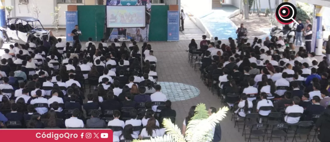 Con la participación de 300 estudiantes del Conalep plantel Satélite, inició en Querétaro la Campaña nacional sobre la prevención del suicidio; el objetivo es prevenir y atender este problema de salud pública. Foto: Especial
