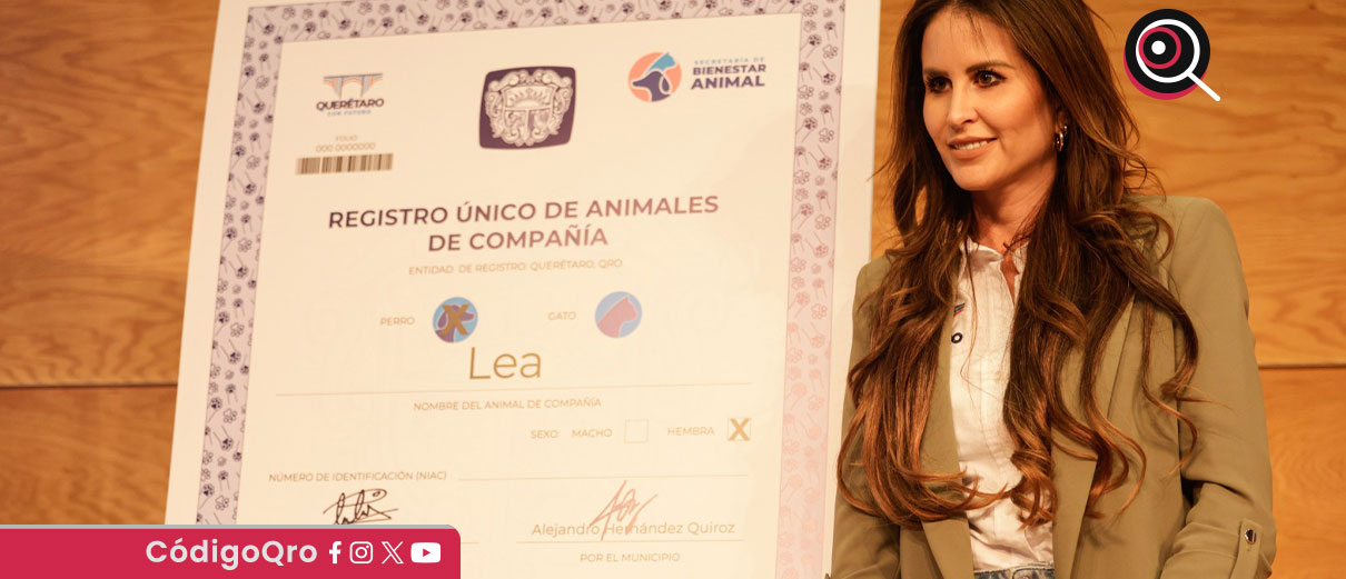 Municipio de Querétaro anuncia registro de animales de compañía
