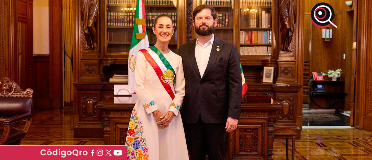 Boric llama a Sheinbaum para "fortalecer la cooperación"