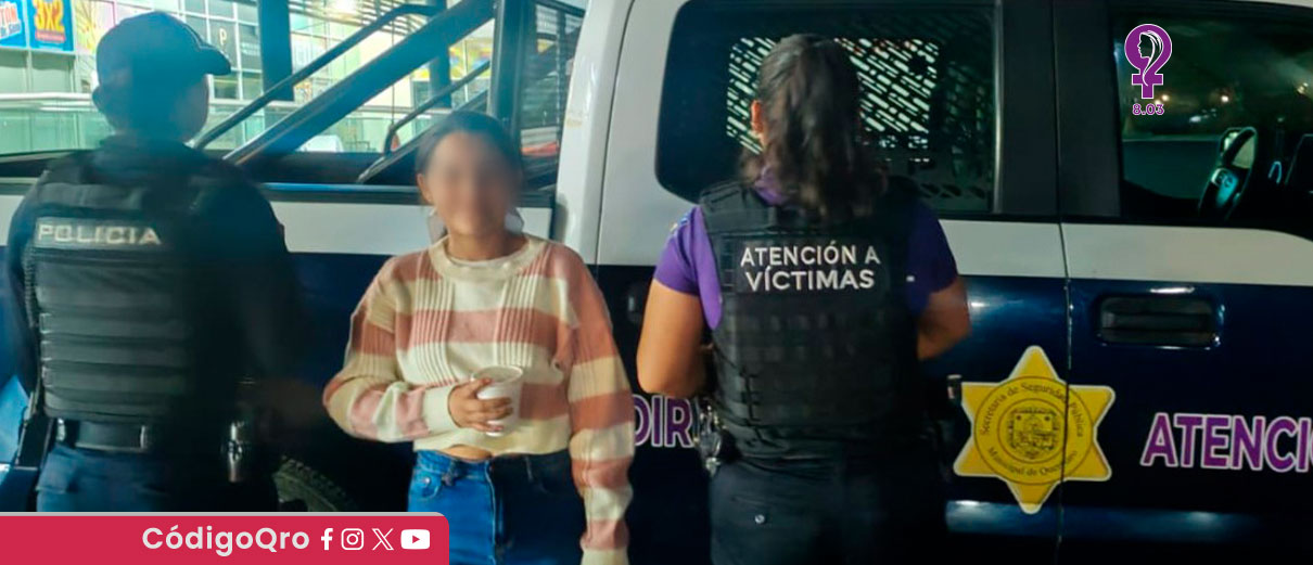 Policías de Atención a Víctimas localizan a adolescente con ficha de búsqueda