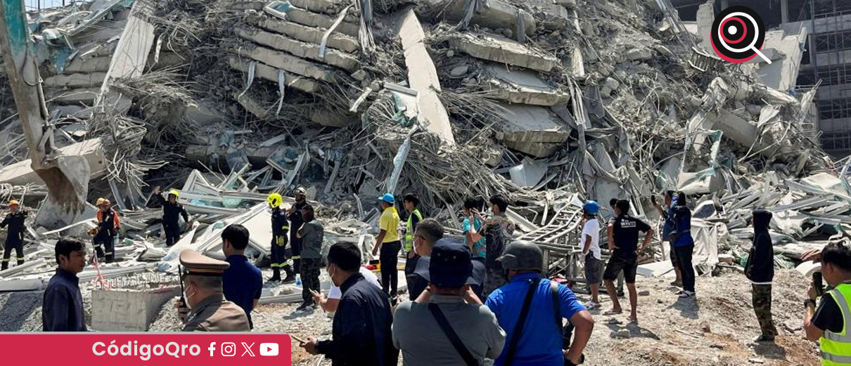 Terremoto de magnitud 7.7 destruye Myanmar y Tailandia