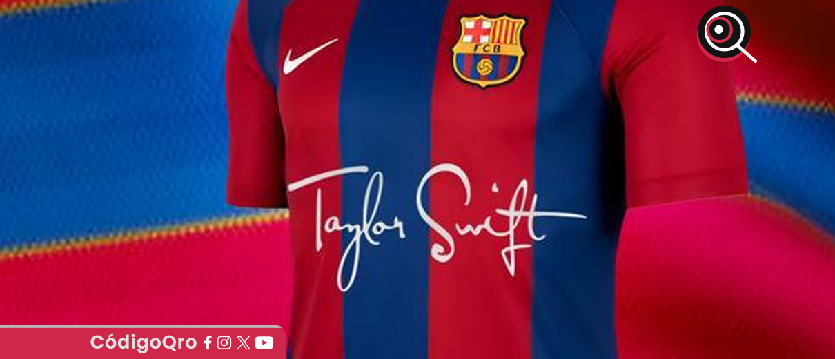 Taylor Swift podría estar en la camiseta del Barça para el Clásico