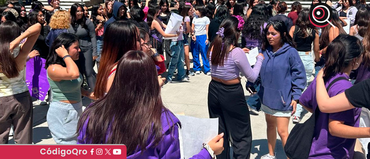 Extiende Bachilleres UAQ conmemoración del 8M