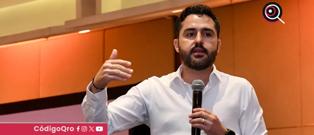 El senador del PAN, Agustín Dorantes, destacó la importancia de la participación de los jóvenes en la política. Foto: Especial