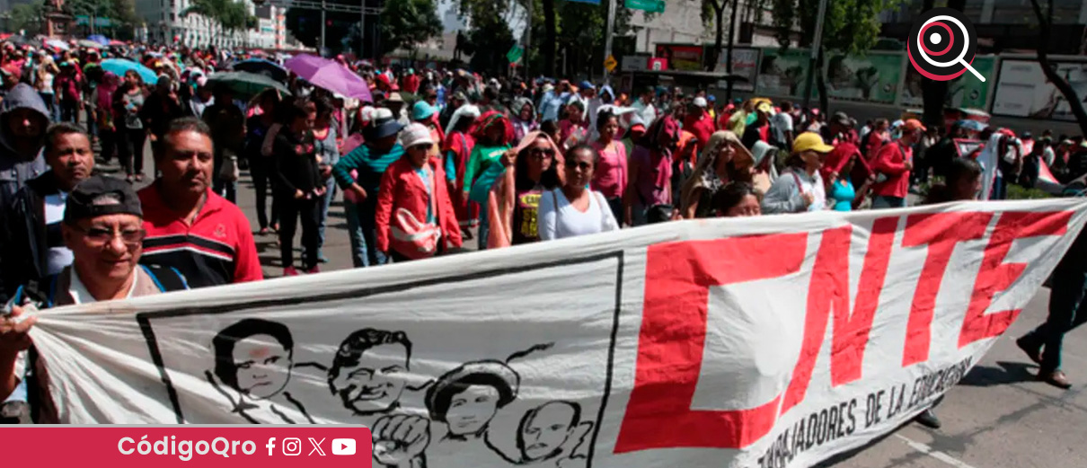 CNTE anuncia huelga y plantón para el 15 de mayo