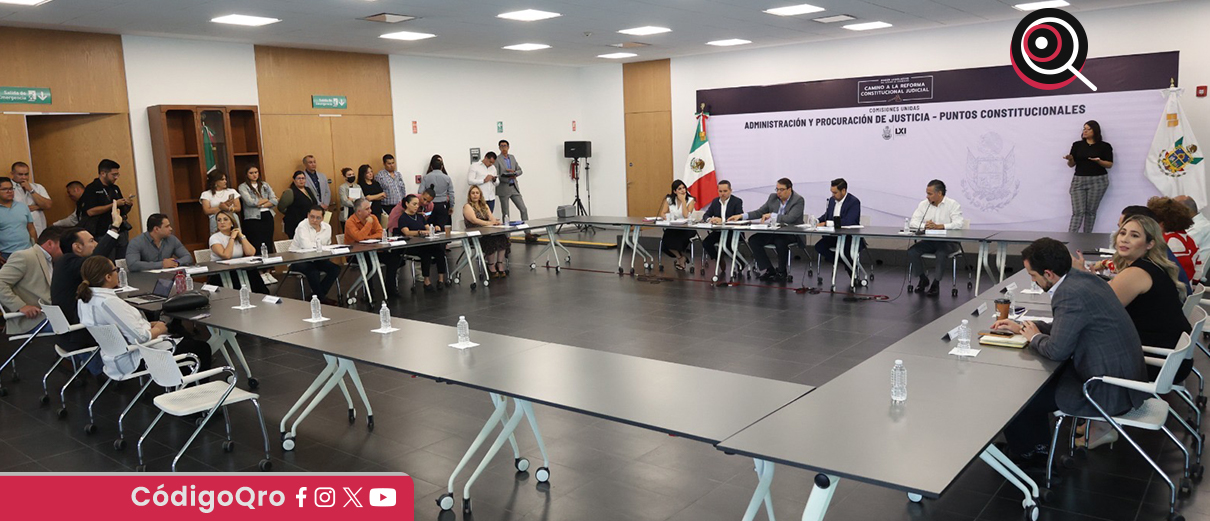 Aprueban en comisiones unidas dictamen de reforma judicial local