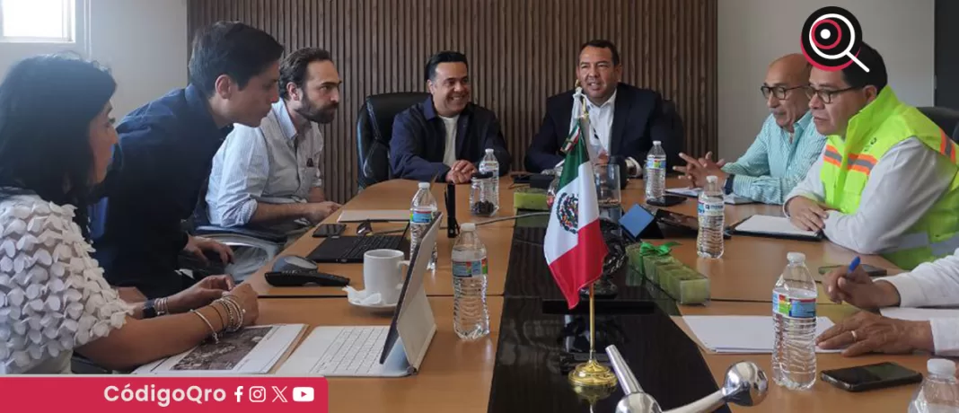 Avanzan trabajos preparatorios para el tren México-Querétaro en San Juan del Río. Foto: Especial