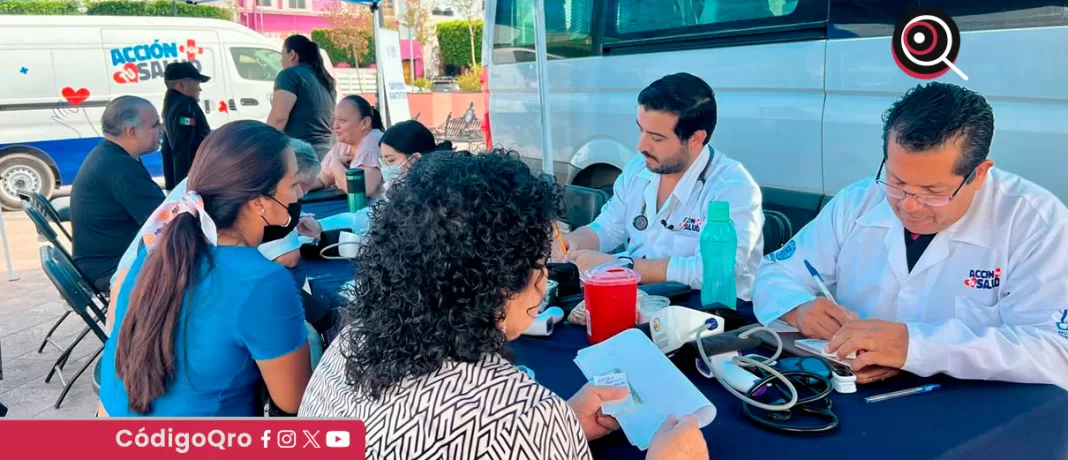 El DIF Municipal Querétaro llevó las Jornadas Acción por tu Saud a varias colonias. Foto: Especial
