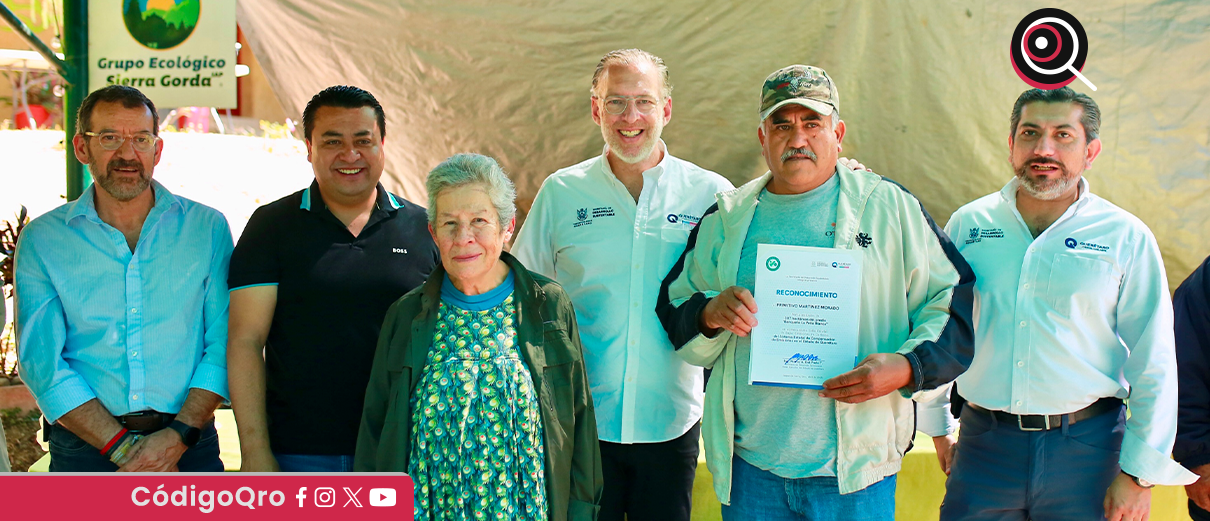 Entregan apoyos del programa de captura de carbono en la Sierra Gorda