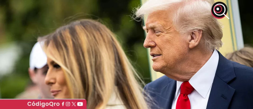 El presidente de Estados Unidos, Donald Trump, lamentó la muerte del papa Francisco. Foto: Agencia EFE