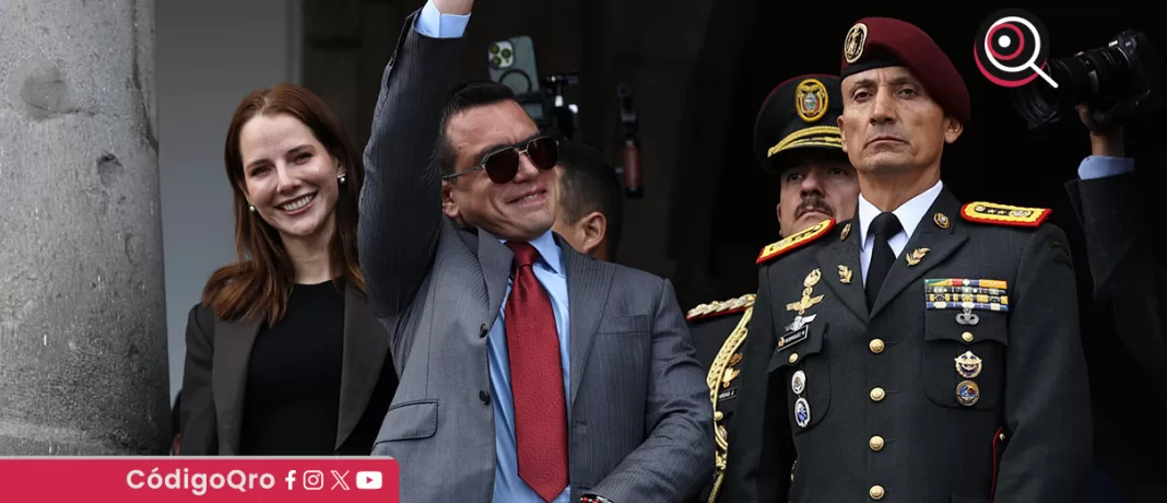 El presidente de Ecuador, Daniel Noboa, ganó recientemente la reelección. Foto: Agencia EFE