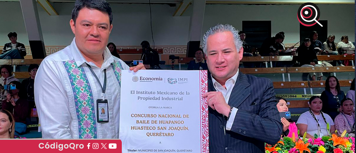 Entregan registro de marca al “Concurso nacional de baile huapango” en San Joaquín