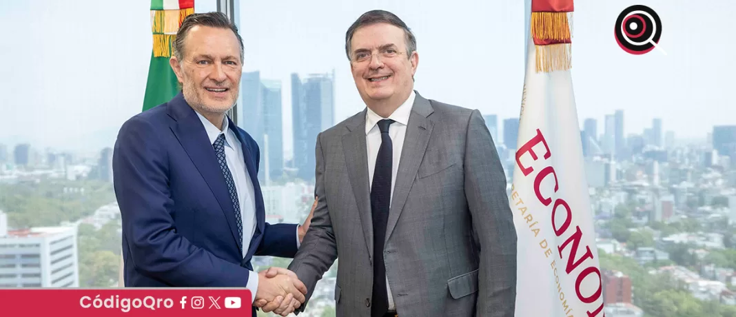 El gobernador de Querétaro, Mauricio Kuri, sostuvo reuniones con funcionarios federales en CDMX. Foto: Especial