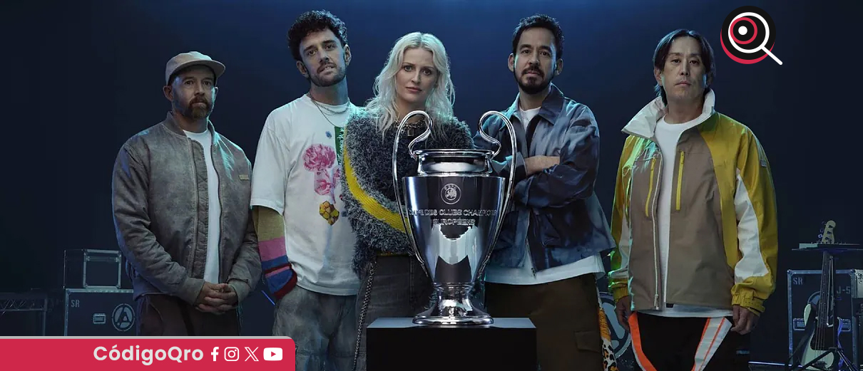 Linkin Park abrirá la final de la UEFA Champions League 2025