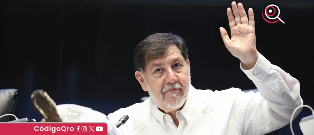 El presidente del Senado, Gerardo Fernández Noroña, pidió la intervención del INE. Foto: Especial