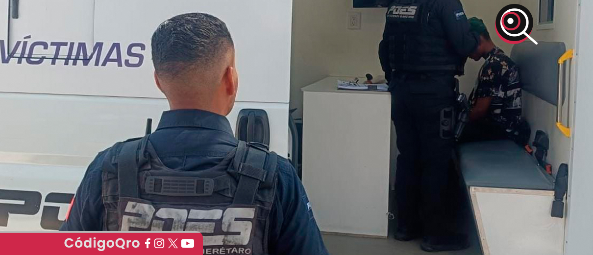 Policía Estatal interviene para salvar a un joven en Centro Sur
